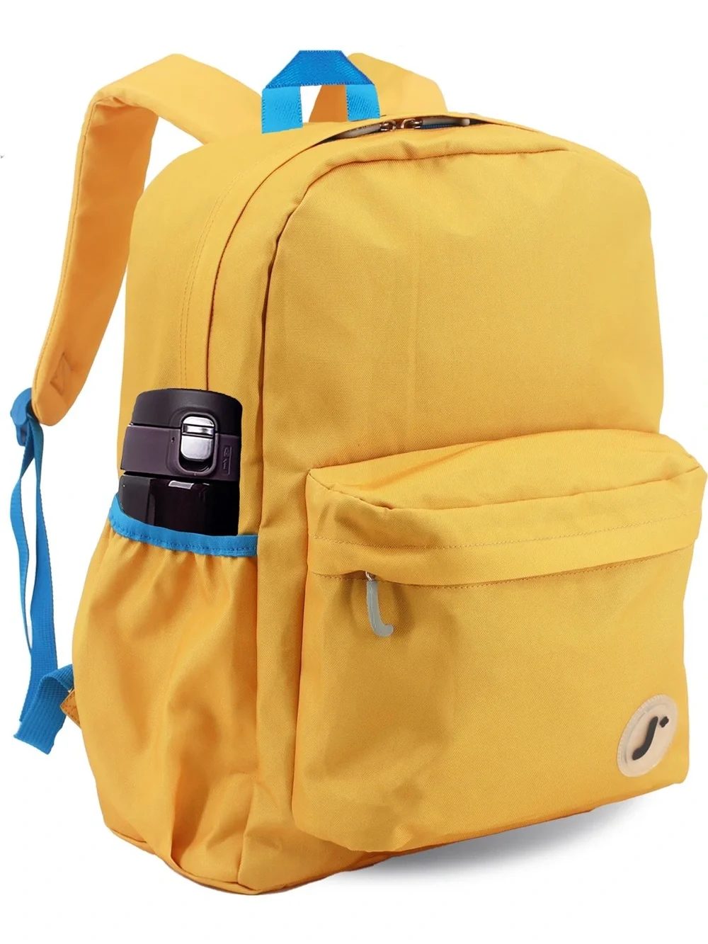 J World BRAND NEW! Yellow Kids Backpack with Blue Accents